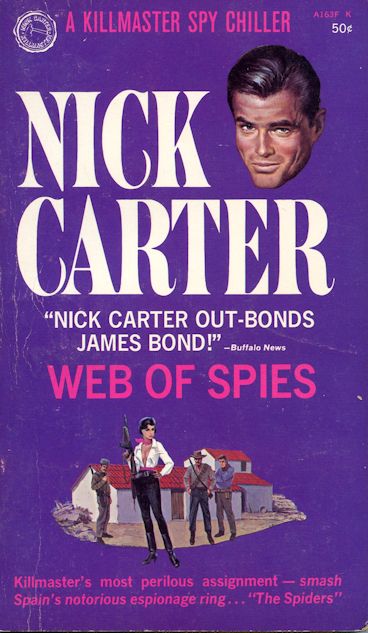web of spies, nick carter